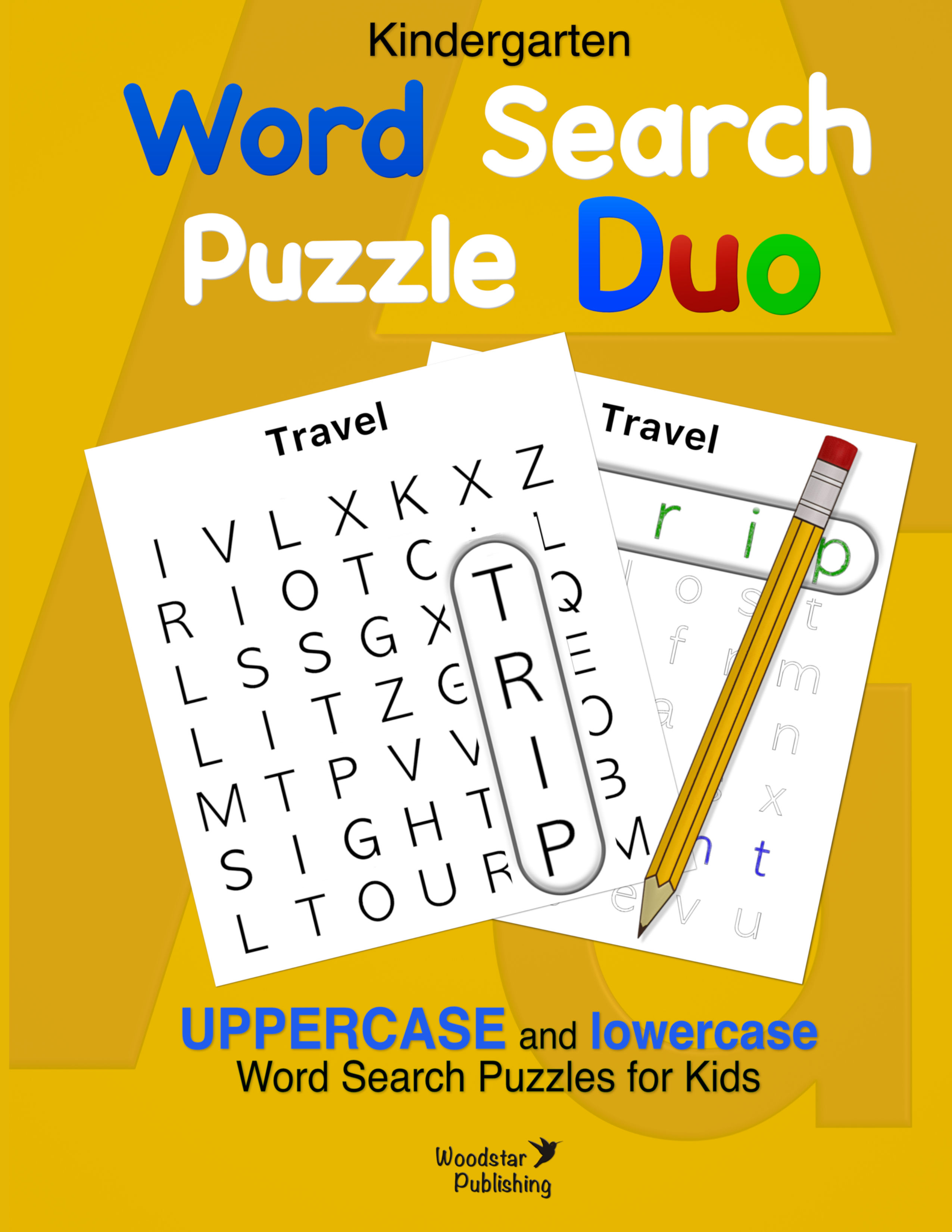 Kindergarten Word Search Puzzle Duo